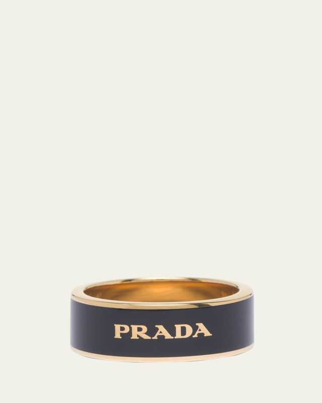 Logo Enamel Brass Ring